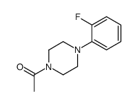 1-(4-(2-fluorophenyl)piperazin-1-yl)ethan-1-one结构式