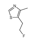 Thiazole,5-(2-fluoroethyl)-4-methyl- Structure