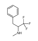 1,1,1-trifluoro-N-methyl-3-phenylpropan-2-amine结构式