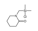 1-[[chloro(dimethyl)silyl]methyl]piperidin-2-one Structure
