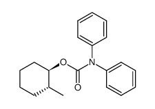 (1R,2R)-2-methylcyclohexyl diphenylcarbamate结构式