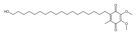 2,3-dimethoxy-5-methyl-6-(18-hydroxyoctadecyl)-1,4-benzoquinone Structure