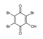2-Hydroxy-3,5,6-tribrom-1,4-benzochinon Structure