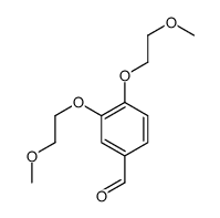 3,4-二(2-甲氧基乙氧基)苯甲醛结构式