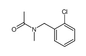 N-(2-chlorobenzyl)-N-methylacetamide Structure