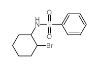 Benzenesulfonamide,N-[(1R,2R)-2-bromocyclohexyl]-, rel-结构式