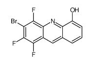 6-bromo-5,7,8-trifluoroacridin-4-ol结构式