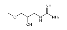 1-(2-hydroxy-3-methoxypropyl)guanidine结构式