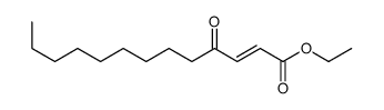 ethyl 4-oxotridec-2-enoate结构式