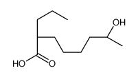 (2R,7S)-7-hydroxy-2-propyloctanoic acid Structure