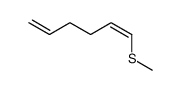 (Z)-1-Methylthio-1,5-hexadiene结构式