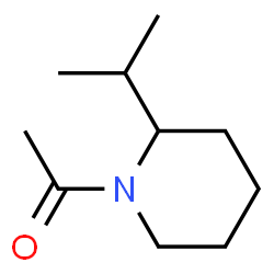 Piperidine, 1-acetyl-2-(1-methylethyl)- (9CI) structure