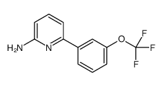 6-[3-(trifluoromethoxy)phenyl]pyridin-2-amine结构式