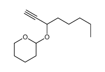 2-oct-1-yn-3-yloxyoxane结构式