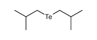 di-isobutyl telluride Structure