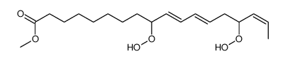 methyl 9,15-dihydroperoxyoctadeca-10,12,16-trienoate结构式