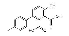 3-hydroxy-6-(4-methylphenyl)phthalic acid Structure