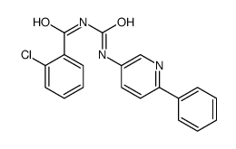 2-chloro-N-[(6-phenylpyridin-3-yl)carbamoyl]benzamide Structure
