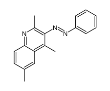 phenyl-(2,4,6-trimethylquinolin-3-yl)diazene Structure