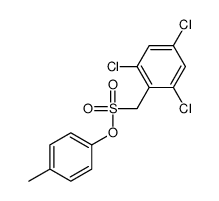 (4-methylphenyl) (2,4,6-trichlorophenyl)methanesulfonate结构式