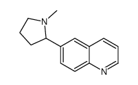 6-(1-methylpyrrolidin-2-yl)quinoline Structure