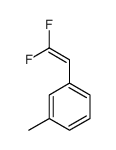 1-(2,2-difluoroethenyl)-3-methylbenzene结构式