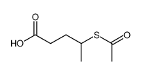 4-acetylsulfanyl-valeric acid结构式