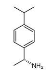 (AR)-A-甲基-4-(1-甲基乙基)-苯甲胺结构式