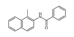 Benzamide, N-(1-methyl-2-naphthalenyl) Structure