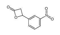 4-(3-nitro-phenyl)-oxetan-2-one结构式
