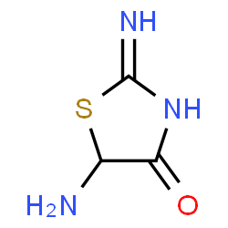 4-Thiazolidinone,5-amino-2-imino- (5CI)结构式