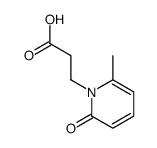 3-(6-methyl-2-oxo-1(2H)-pyridinyl)propanoic acid(SALTDATA: FREE) Structure