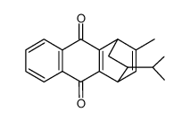 2-isopropyl-11-methyl-1,2,3,4-tetrahydro-1,4-etheno-anthracene-9,10-dione Structure