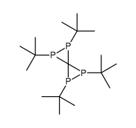 1,2,4,5-Tetraphosphaspiro(2.2)pentane, 1,2,4,5-tetrakis(1,1-dimethylet hyl)- structure