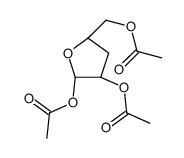 (2S,3S,5S)-5-(ACETOXYMETHYL)-TETRAHYDROFURAN-2,3-DIYL DIACETATE结构式