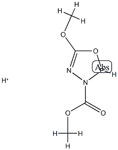 1,3,4,2-Oxadiazaphosphole-3(2H)-carboxylic acid,2,2-dihydro-5-methoxy-,methyl ester,conjugate monoacid (9CI) picture