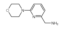 (6-MORPHOLINOPYRID-2-YL)METHYLAMINE Structure