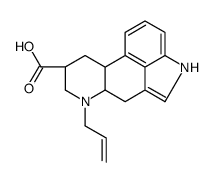 Ergoline-8-carboxylic acid, 6-(2-propenyl)-, (8-alpha)- structure