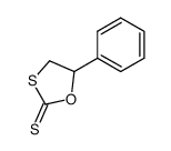 5-phenyl-1,3-oxathiolane-2-thione结构式
