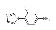 3-chloro-4-(1H-imidazol-1-yl)aniline Structure