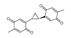 2,2'-Cyclopropylenebis(5-methyl-4-benzoquinone) Structure