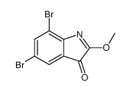 5,7-dibromo-2-methoxy-indol-3-one Structure