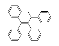1,1,2,3-tetraphenylbut-1-ene Structure