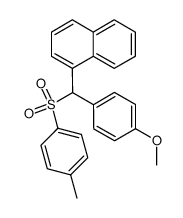 (4-methoxy-phenyl)-[1]naphthyl-(toluene-4-sulfonyl)-methane Structure