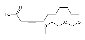 (11S)-11-(2-methoxyethoxymethoxy)dodec-3-ynoic acid Structure