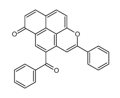 4-benzoyl-2-phenyl-6H-phenaleno(1,9-bc)pyran-6-one Structure