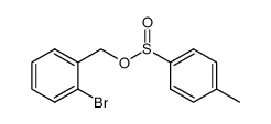 2-bromobenzyl 4-methylbenzenesulfinate结构式