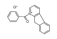 9H-indeno[2,1-b]pyridin-1-ium-1-yl(phenyl)methanone,chloride结构式