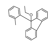 9-ethoxy-9-(2-methylphenyl)fluorene结构式