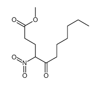 methyl 4-nitro-5-oxoundecanoate Structure